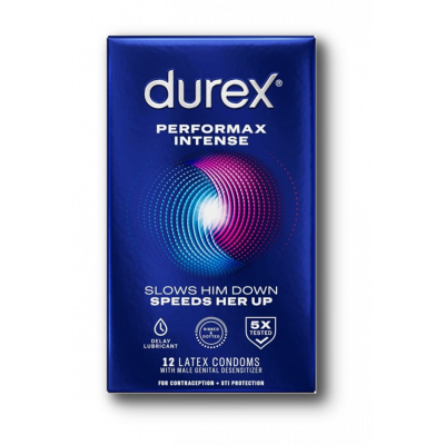 DUREX PERFORMAX INTENSE 12 LATEX CONDOMS